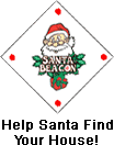 Help Santa find your house!